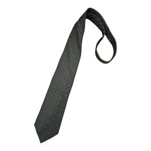 CORNELIANI Green Geometric Silk LUXURY Tie ITALY